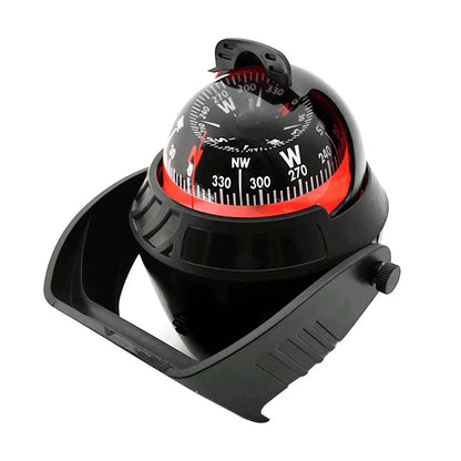 Waterproof Nautical Compass Sea Pivoting Marine Boat Compass With Electronic LED Night Light For Marine Navigation Positioning