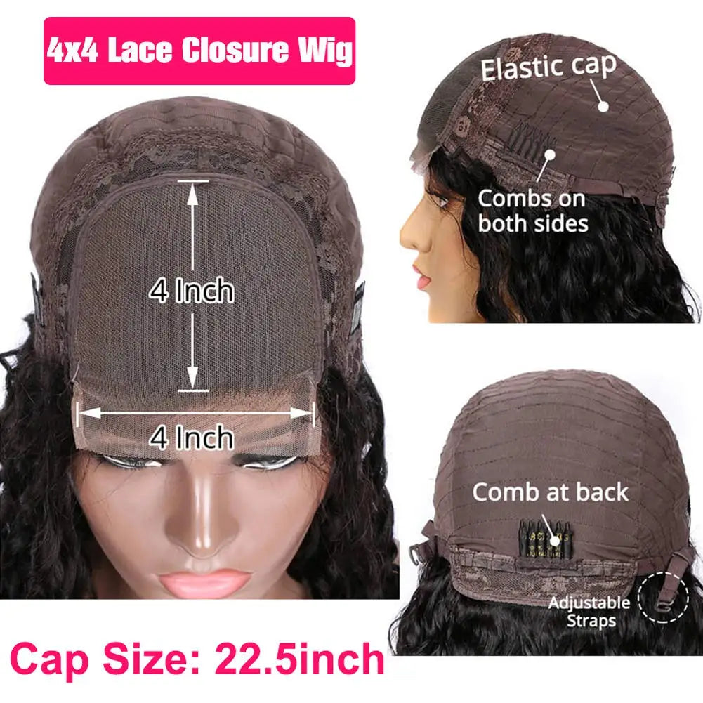 #4/27 Brown Light Blonde Loose Wave Glueless Human Hair 13x4 Silk Top Lace Front Wigs Bleached Knots 13x6/360 Lace Front Wigs