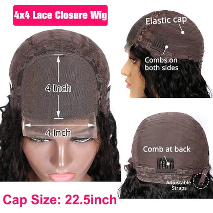 #4/27 Brown Light Blonde Loose Wave Glueless Human Hair 13x4 Silk Top Lace Front Wigs Bleached Knots 13x6/360 Lace Front Wigs