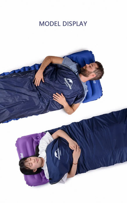 Naturehike Sleeping Bag LW180 Outdoor Ultralight Portable Waterproof Summer Sleeping Bag Envelope Cotton Camping Sleeping Bag