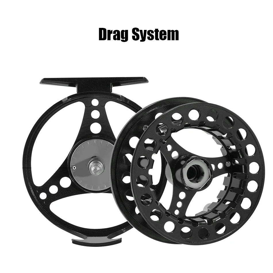 Fly Fishing Reel Aluminum Alloy 3/4 5/6 7/8 WT 2+1BB Interchangeable For Saltwater And Freshwater Fly Wheel Fishing Accessories