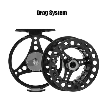 Fly Fishing Reel Aluminum Alloy 3/4 5/6 7/8 WT 2+1BB Interchangeable For Saltwater And Freshwater Fly Wheel Fishing Accessories
