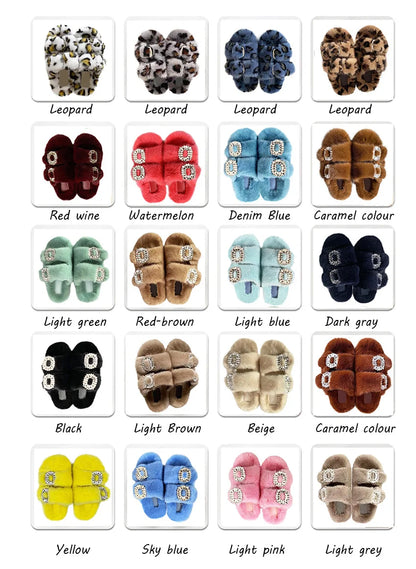 Slippers Ladies Summer Fluffy Mink Fur Slippers 100% Mink Fur Slippers Ladies Sandals 2021 Home Slippers Girls Outdoor Slippers