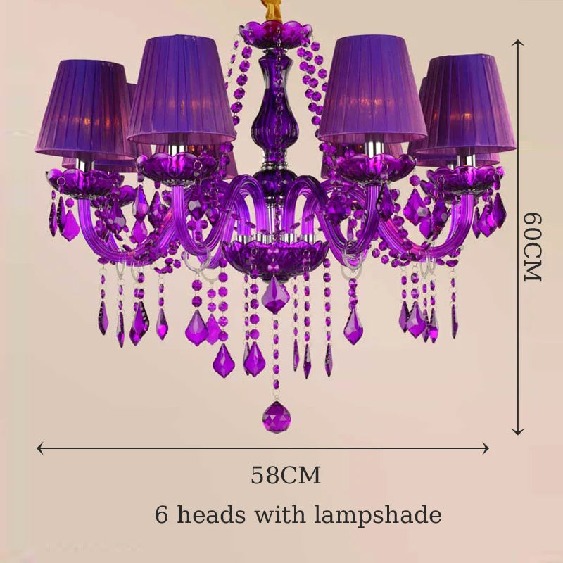 Luxury Green Crystal Chandelier Wedding Parlor Bedroom Villa Hanging Lamp Hotel Restaurant Cafe Bar E14 Candle Pendant Lights