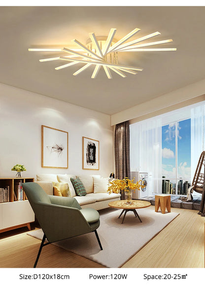 Simple New Modern LED Ceiling Chandelier Indoor Lighting For Living Room Bedroom Corridor Hall Aisle Lamps Lustre Lights fixture