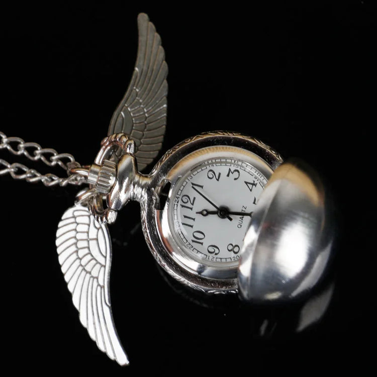 Steampunk Fashion Ball Quartz Pocket Watches With Pendant Necklace Chain Children Best Xmas Gifts
