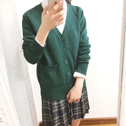 Japanese JK High School GIRL Women Sailor Suits Uniform COSPLAY SWEATER LOVE LIVE SWEATER Himiko Toga SWEATERSHIRT JKA3