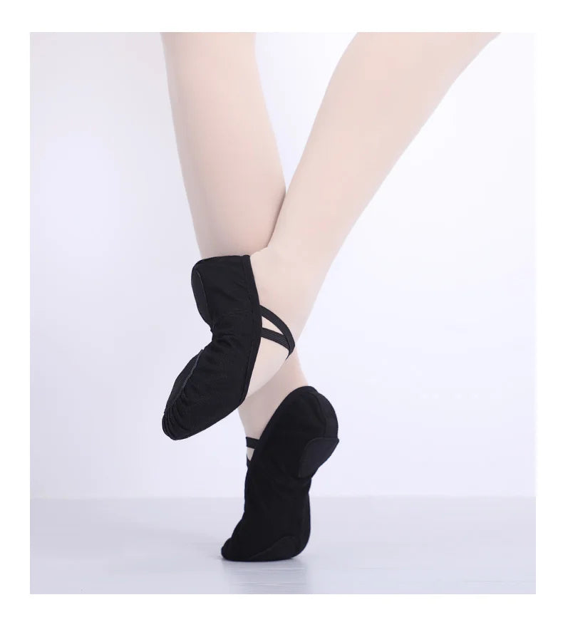Girls Ballet Shoes for Woman Ballerina Shoes Ballet Flats Women Canvas Soft Sole Dance Slippers Children Practise Dance Shoes