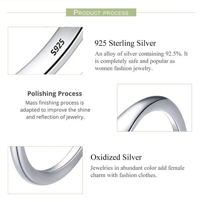 925 Sterling Silver Vintage Earrings For Women Trendy Simple Retro Earring Jewelry Prevent Allergy Party Accessories Gift