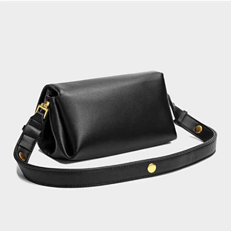 Leather Shoulder Bag for Women, Crossbody Bags, Multi Pockets, Adjustable Strap Purse, Luxury Handbag, Brand Design, Fashion
