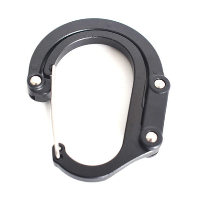 Multifunctional Hybrid Gear Clip Carabiner 360 Degree Rotating Hook Strong Buckle Camping Hiking Travel Backpack Outdoor Gadget