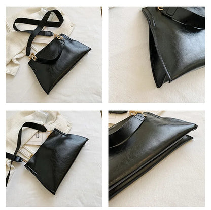 2026 New Design Handbags Women Shoulder Bag Soft Synthetic Leather Crossbody Large Capacity Fashion Female Underarm Bags