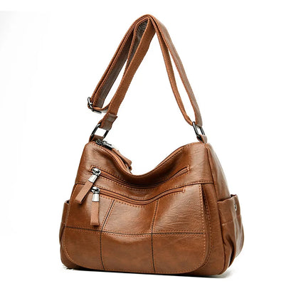 High Quality Leather Luxury Handbags Ladies Bag Designer Shoulder Crossbody Bags For Women 2024 New Bolsa Feminina Sac A Main