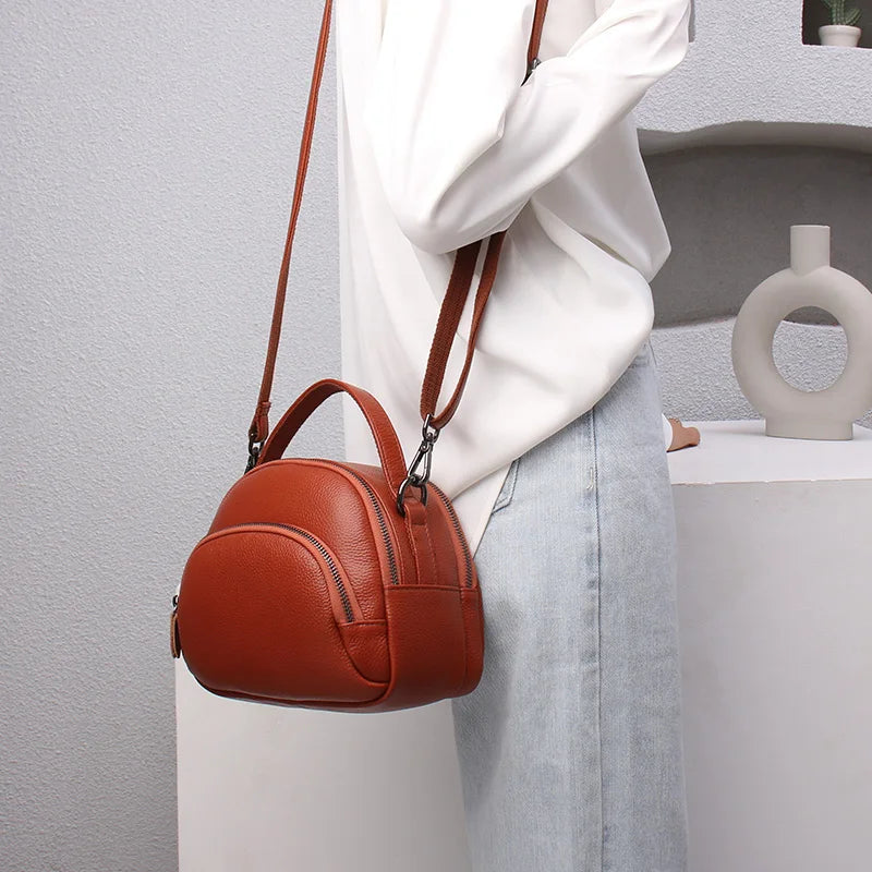 Fashion High Quality Genuine Leather Woman Messenger Bags Luxury Cowhide Handbags Women's Bags Designer Women Shoulder Tote bags