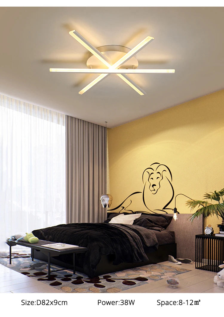 Simple New Modern LED Ceiling Chandelier Indoor Lighting For Living Room Bedroom Corridor Hall Aisle Lamps Lustre Lights fixture