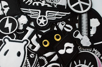 Star Dog Cat Eye Patch Embroidery Applique Ironing Sewing Supplies Decorative Badges For Clothing Accessories Zipper