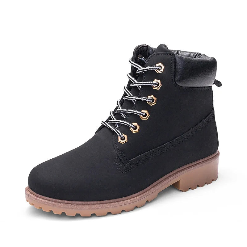 Unisex Women Boots New Riding Equestrian Shoes Woman Casual High Top Snow Boots Ladies Fashion Western Boots High Quality Men