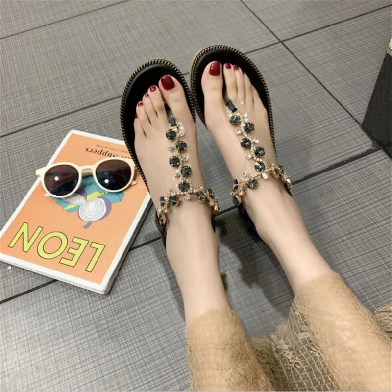 Fashion Women Sandals for 2026 Luxury Shoes Women Designers Beach Sandals Platform Ladies Shoes Light Breathable Roman Shoes