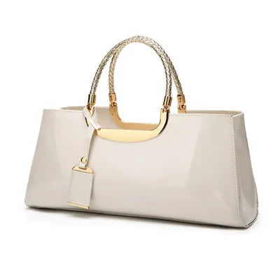 High Quality Patent Leather Women Bag Sac A Main Travel Shoulder bags for women 2024 Totes Italian Leather Handbags bolso mujer
