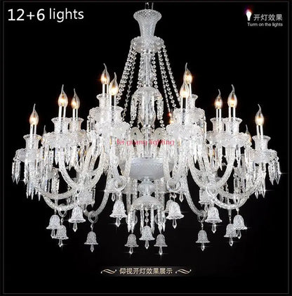 Crystal Chandelier For Kitchen Modern Crystal Chandelier LED Chandelier For Bedroom Transparant Glass Chandeliers 110-240V