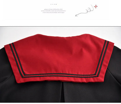 Anime Japanese Style JK Uniform Soft Girl Sailor Suit College Girl Student School Uniform Cosplay Costumes Cute Bear Claw