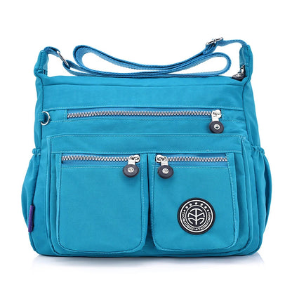 Women Nylon Shoulder Bags Female Solid Zipper Luxury Female Handag Designer Messenger Bags Summer Beach Crossbody Bag Sac A Main