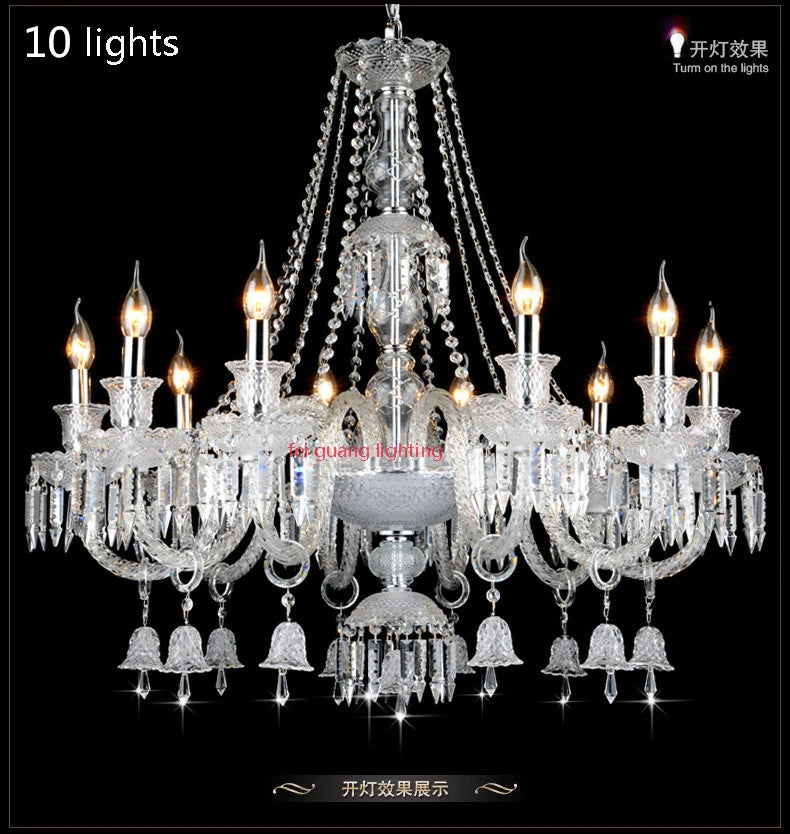 Crystal Chandelier For Kitchen Modern Crystal Chandelier LED Chandelier For Bedroom Transparant Glass Chandeliers 110-240V