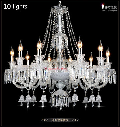 Crystal Chandelier For Kitchen Modern Crystal Chandelier LED Chandelier For Bedroom Transparant Glass Chandeliers 110-240V