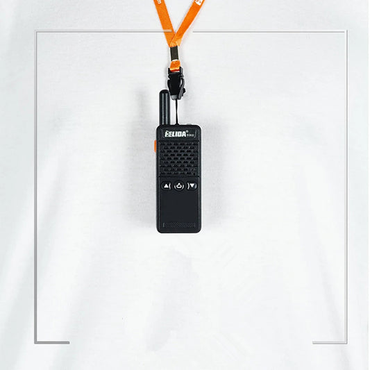 Ultra Mini Walkie Talkies,Rechargeable Two Way Radios Long Range for Cruise Hiking Hunting Skiing Supermarket