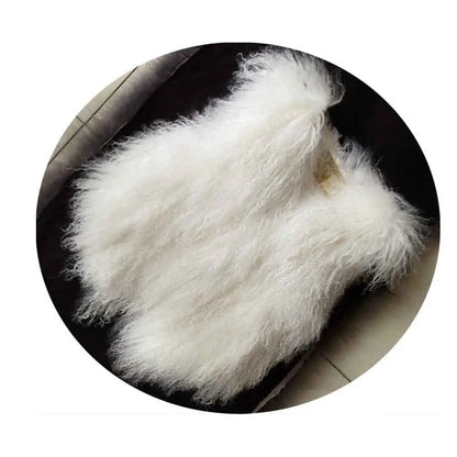 Luxury Long Mongolia Sheep Fur Vest Classical Fashion Trend Design Thick Warm Tan Sheep Fur Jacket Match wsr249