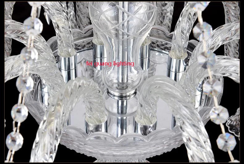 Crystal Chandelier For Kitchen Modern Crystal Chandelier LED Chandelier For Bedroom Transparant Glass Chandeliers 110-240V