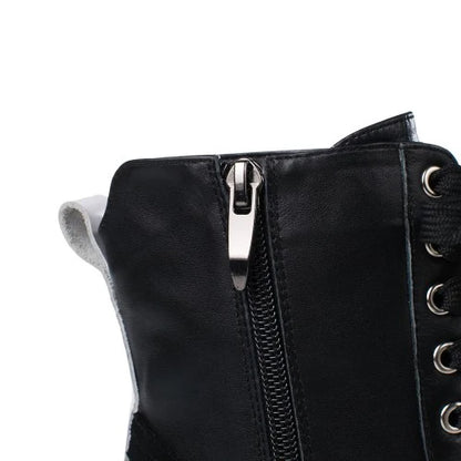 Olomm Handmade Women Winter Ankle Boots Cow Leather Sexy Thin High Heel Boots Pointed Toe Office Women Shoes US Size 3-9.5