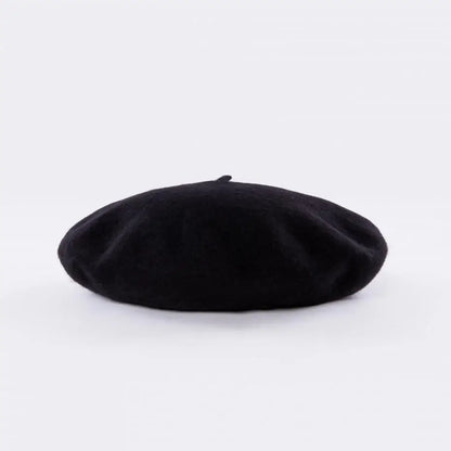 Winter Hats For Women Berets Flat Cap Knit Cashmere Lady Girl Female Painter Solid Soft Adjustable