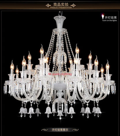 Crystal Chandelier For Kitchen Modern Crystal Chandelier LED Chandelier For Bedroom Transparant Glass Chandeliers 110-240V