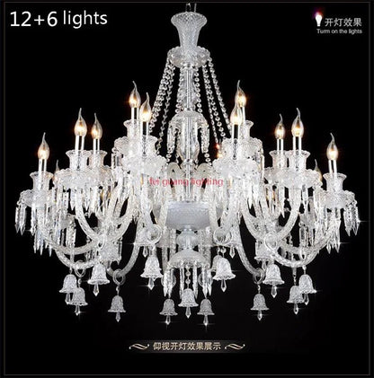 Crystal Chandelier For Kitchen Modern Crystal Chandelier LED Chandelier For Bedroom Transparant Glass Chandeliers 110-240V