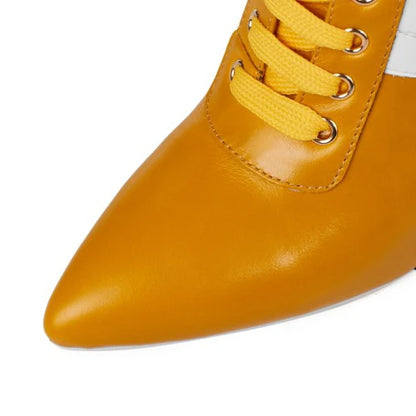 Olomm Handmade Women Winter Ankle Boots Cow Leather Sexy Thin High Heel Boots Pointed Toe Office Women Shoes US Size 3-9.5