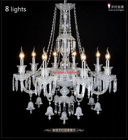 Crystal Chandelier For Kitchen Modern Crystal Chandelier LED Chandelier For Bedroom Transparant Glass Chandeliers 110-240V