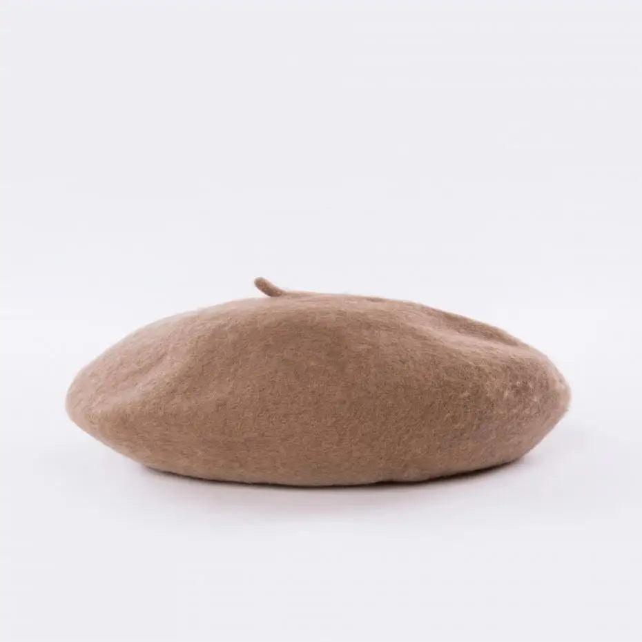 Winter Hats For Women Berets Flat Cap Knit Cashmere Lady Girl Female Painter Solid Soft Adjustable