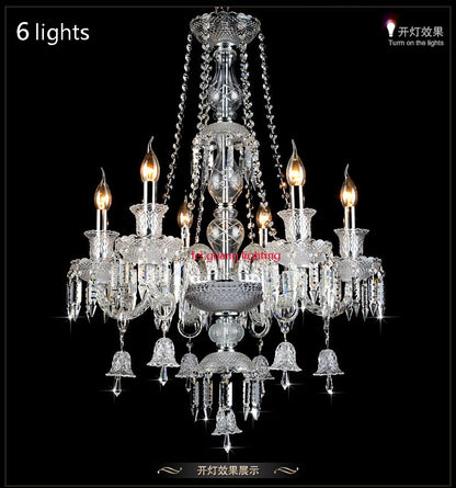 Crystal Chandelier For Kitchen Modern Crystal Chandelier LED Chandelier For Bedroom Transparant Glass Chandeliers 110-240V