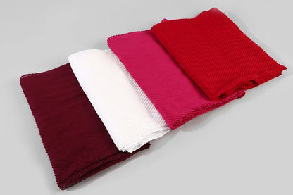2022 Women Plain Cotton Scarf Head Hijab Wrap Solid Full Cover-up Shawls Foulard Femme Headband Crinkle Muslim Hijabs Store