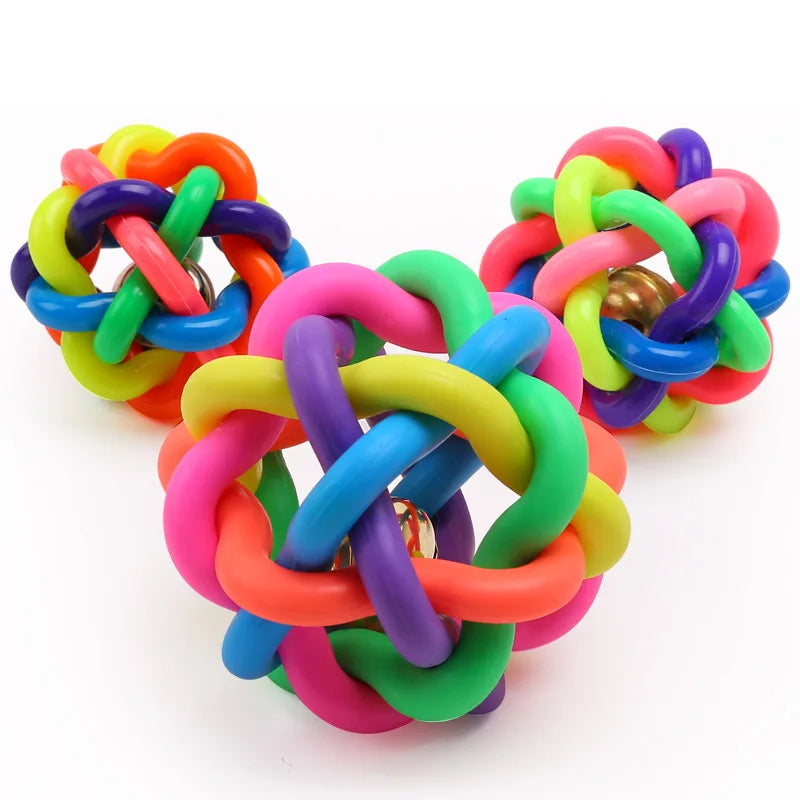 1pcs Diameter 6cm Squeaky Pet Dog Ball Toys for Small Dogs Rubber Chew Puppy Toy Dog Stuff Dogs Toys Pets Brinquedo Cachorro