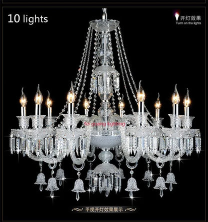 Crystal Chandelier For Kitchen Modern Crystal Chandelier LED Chandelier For Bedroom Transparant Glass Chandeliers 110-240V