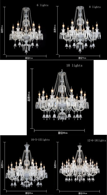 Crystal Chandelier For Kitchen Modern Crystal Chandelier LED Chandelier For Bedroom Transparant Glass Chandeliers 110-240V