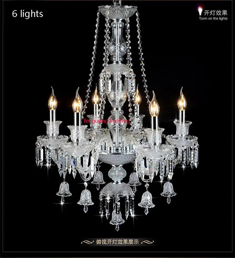 Crystal Chandelier For Kitchen Modern Crystal Chandelier LED Chandelier For Bedroom Transparant Glass Chandeliers 110-240V
