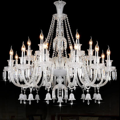 Crystal Chandelier For Kitchen Modern Crystal Chandelier LED Chandelier For Bedroom Transparant Glass Chandeliers 110-240V