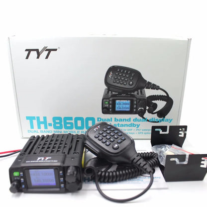 TYT TH-8600 25W High Power IP67 Waterproof Dual Band 136-174MHz 400-480MHz TH8600 DTMF/2Tone/5Tone Amateur Mobile Walkie Talkie