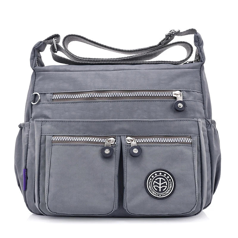 Women Nylon Shoulder Bags Female Solid Zipper Luxury Female Handag Designer Messenger Bags Summer Beach Crossbody Bag Sac A Main