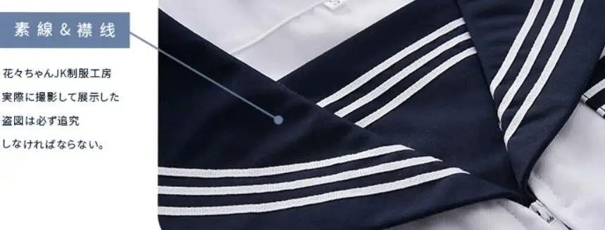 Japanese Orthodox  Girls JK Uniform Skirt Sailor Dress, Long Sleeve Student Suit, Kansai pleated skirt  Academic  set JKN2106