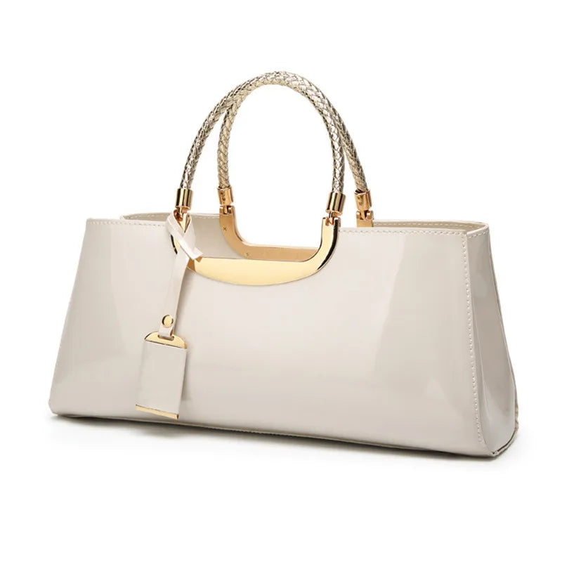 High Quality Patent Leather Women Bag Sac A Main Travel Shoulder bags for women 2024 Totes Italian Leather Handbags bolso mujer