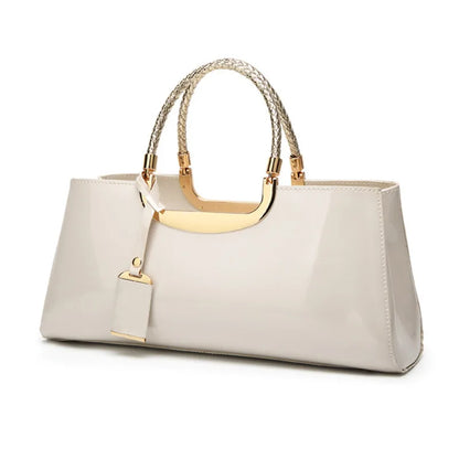 High Quality Patent Leather Women Bag Sac A Main Travel Shoulder bags for women 2024 Totes Italian Leather Handbags bolso mujer